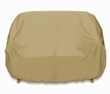 Two Dogs Three Seat Sofa Cover - Khaki