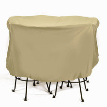 Two Dogs Large Bistro Set Cover 74" x 44" - Khaki