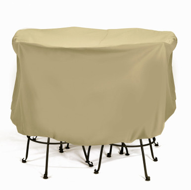 Two Dogs Large Bistro Set Cover 74" x 44" - Khaki