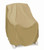 Two Dogs High Back  Chair Cover - Khaki