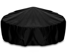 Two Dogs 80" Fire Pit Cover - Black