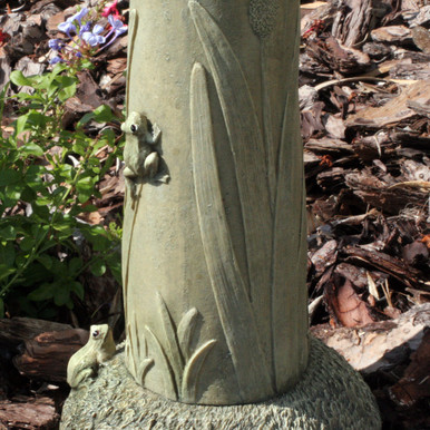 Acadia Solar Birdbath Fountain