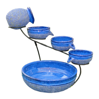 Cascade Solar Fountain - Blueberry