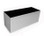 Madiera Rectangular Aluminum Outdoor Planter 30x12x12