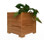 Modern American Cedar Outdoor Planter 18x18x18