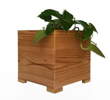Modern American Cedar Outdoor Planter 10x10x10