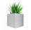 Madiera Square Aluminum Outdoor Planter 16x16x16