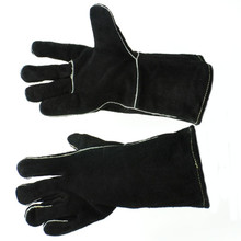 12" Fireplace Gloves - Black