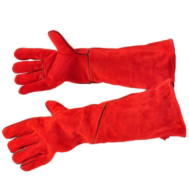 20" Fireplace Gloves - Red