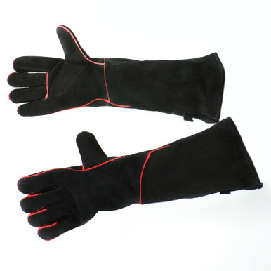 20" Fireplace Gloves - Black