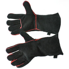 13.5" Fireplace Gloves - Black