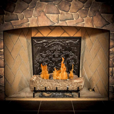 23x23 Cast Iron Hopewell Fireback