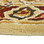 56x26 Half Round Fire Resistant Wool Hearth Rug - Beige