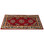 56x26 Rectangle Fire Resistant Wool Hearth Rug - Burgundy