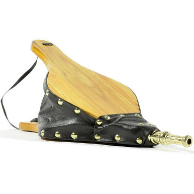 15" Pine & Brass Bellows