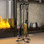 5-Piece Wrought Iron Scroll Fireplace Tool Set