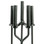 5-Piece Heavy Duty Iron Fireplace Tool Set