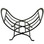 Interior Wrought Iron Foldable Log Rack