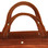 Brown Leather Log Carrier