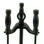 4-Piece Wrought Iron Fireplace Tool Set