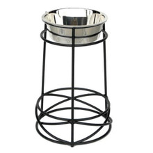 Mesh XL Single-Bowl Raised Dog Feeder