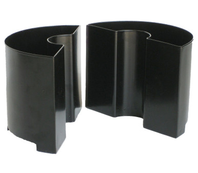 Umbrella Pole Metal Outdoor Planter 12x6