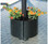 Umbrella Pole Metal Outdoor Planter 12x6