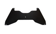 Infiniti G35 and Nissan 350Z aluminum bellhouse panel cover under tray