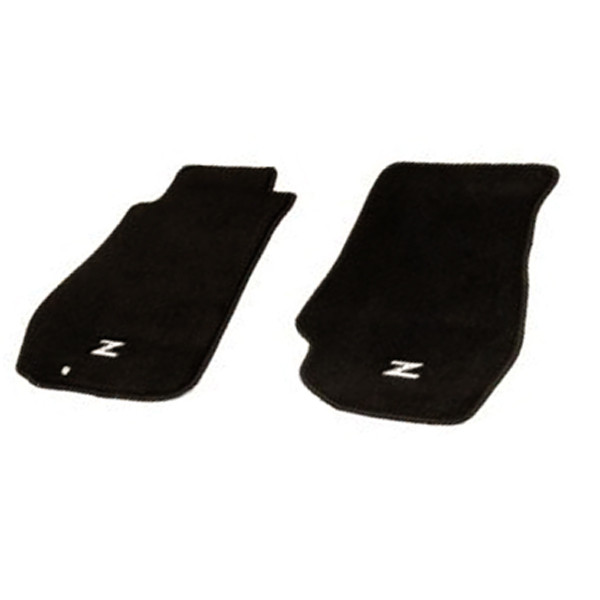 Nrg Black Floor Mats For 2003 2009 Nissan 350z Fmr 350