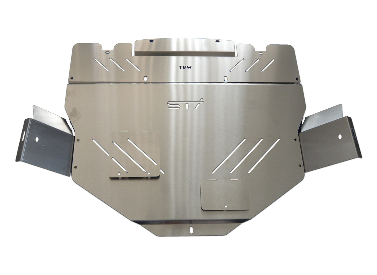 Aluminum Engine Splash Shield Under Tray Skid Plate for Subaru WRX STI 2008-2010