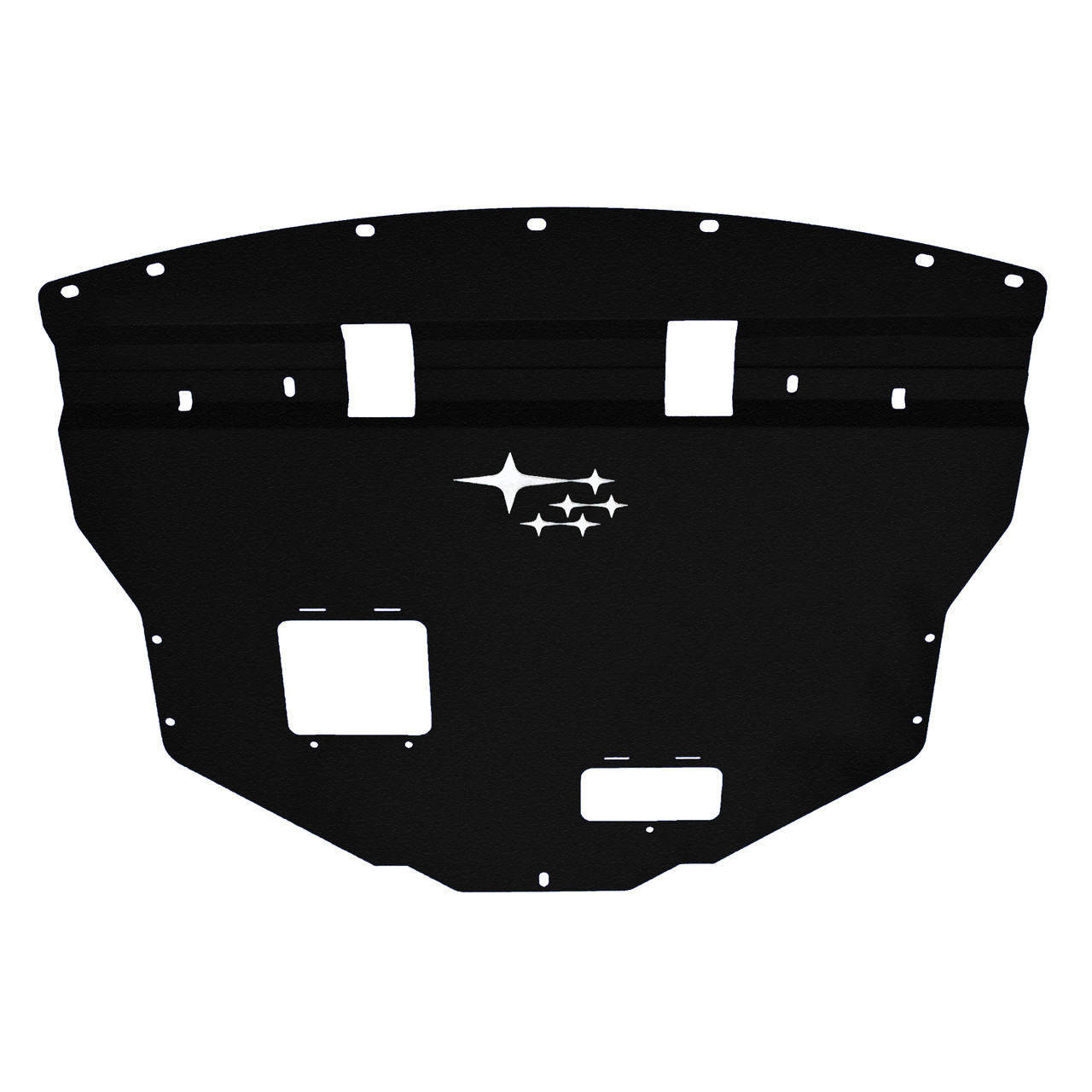 Grilles & Grille Guards Black TBW Aluminum Under Tray Skid Plate for