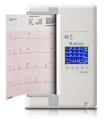 Burdick ELI 230 Resting 12-Lead Interpretive EKG Machine