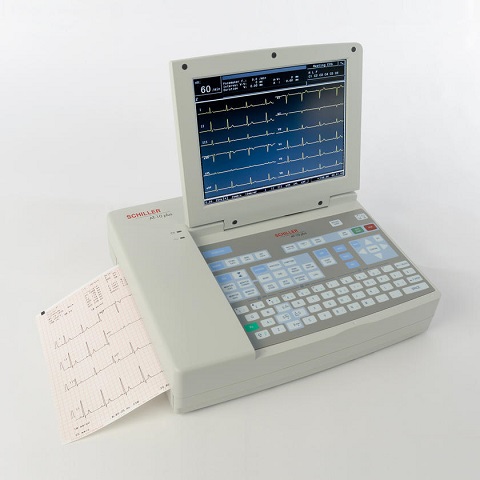 Schiller Cardiovit AT-10 Resting EKG Machine with optional Spirometry