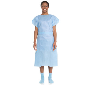 Halyard Health Patient Gown-Blue