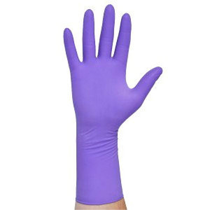 Halyard Health PURPLE Nitrile Exam Gloves Extended Length