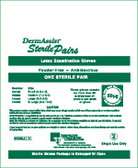 Sterile Latex Exam Gloves Pairs-DermAssist Powder-Free