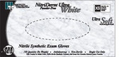 Ultra White Nitrile Exam Gloves-Nitriderm