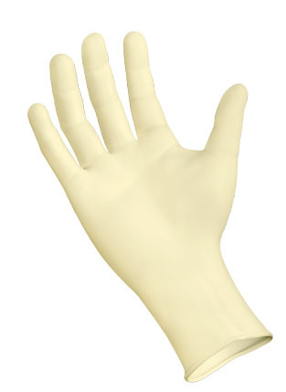 New In Pack!! Supreme Rubber Gloves White 
