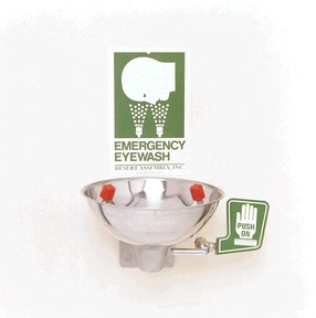 Wall-Mounted Emergency Eye and Face Wash Station Opti-Klens 1M