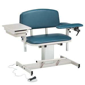 Blood Drawing Chair Padded Arms Power Series Extra-Wide 