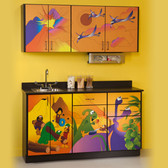 Pediatric Exam RoomDino Days Cabinets