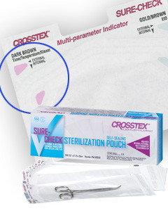Crosstex Sure-Check Sterilization Pouches
