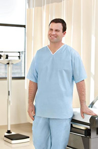 Graham Medical Disposable Scrubs Pants Light Blue