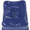 Blue Diamond Gel Prone Gel Headrest for Anesthesia With Rigid Bottom | BD2225