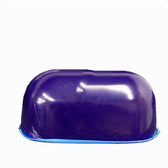Gel Positioner Chest Roll with Flat Bottom 12"x7"x6" Blue Diamond Gel