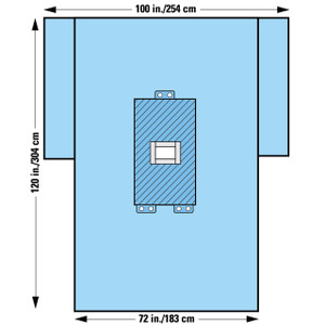 Halyard Health Transverse Laparotomy Surgical Drapes