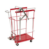 Covidien SharpSafety Foot Pedal Cart for 12 & 18 Gal Hinged Sharps Containers 8991FP