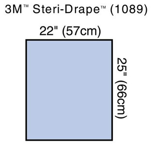 3M Steri-Drape Utility Sheet with 3M Absorbent Prevention Fabric 1089