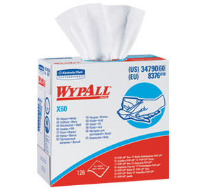 Kimberly-Clark WypAll X60 Wiper Pop-Up Box 9