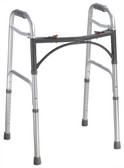 Deluxe Folding Walker with Two Buttons